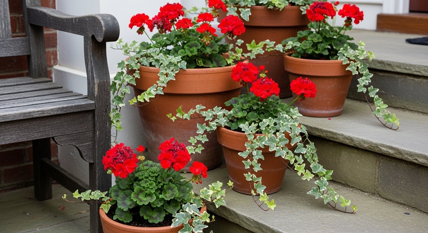 21 Cozy Front Porch Flower Pots For Instant Curb Appeal