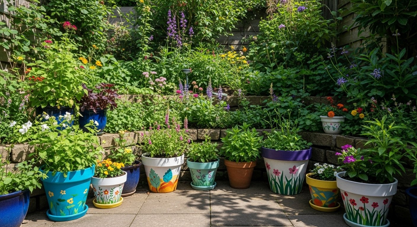 How To Paint Outdoor Flower Pots For A Fresh Custom Look