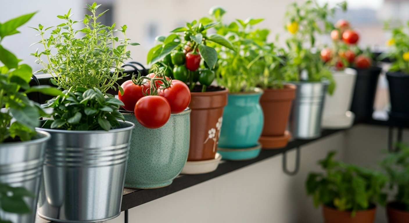 15 Stylish Balcony Garden Vegetable Pots For Modern Spaces