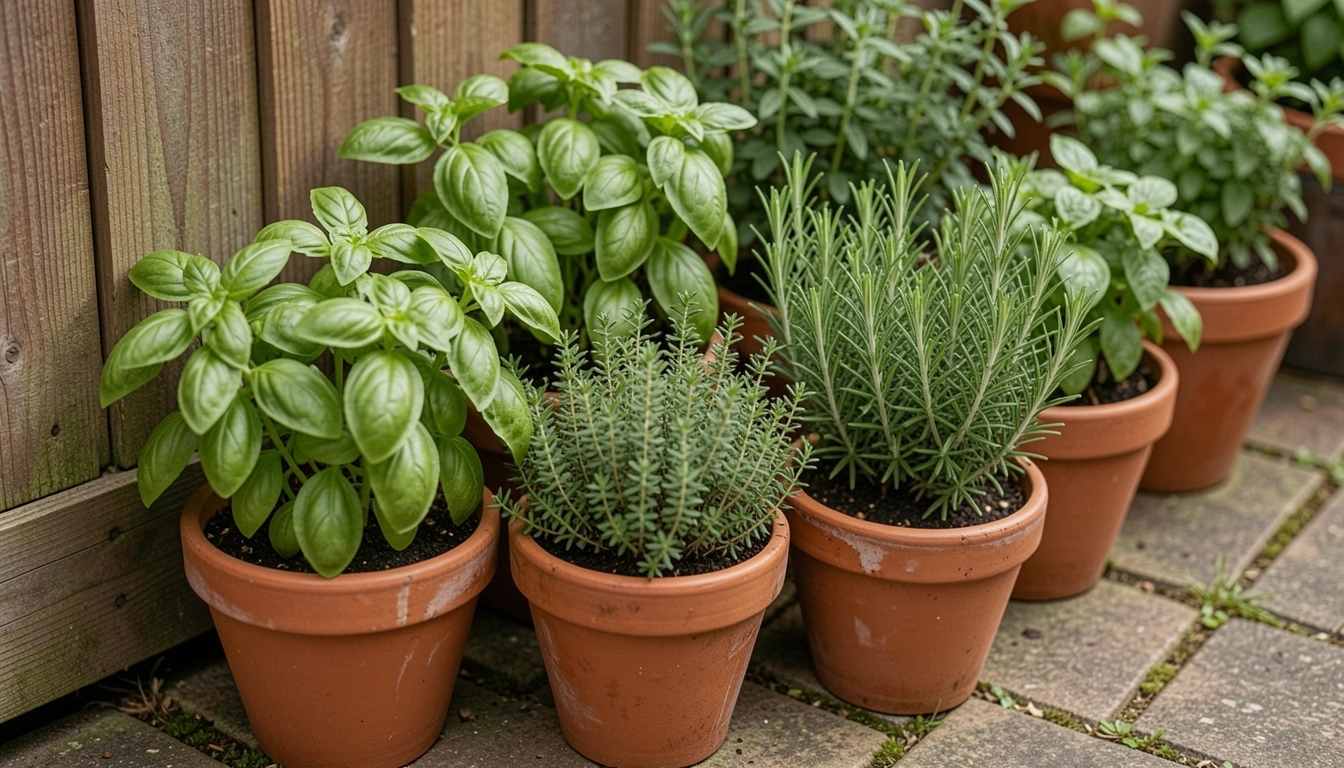 13 Beautiful Outdoor Potted Herb Garden Ideas For Patios