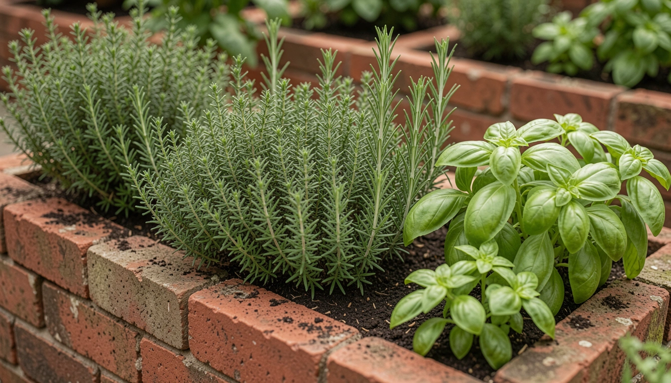 21 Rustic Herb Brick Garden Ideas For A Classic Look