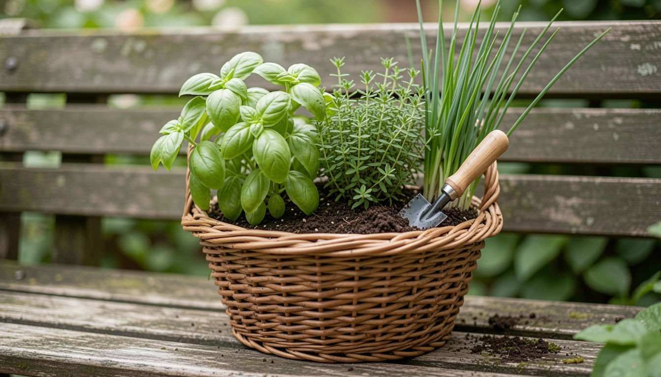 15 Thoughtful Herb Garden Basket Gift Ideas For Garden Lovers