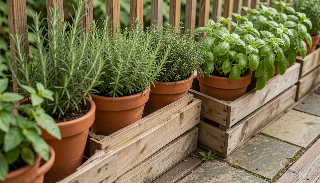 23 Relaxing Herb Garden Deck Ideas For A Green Space