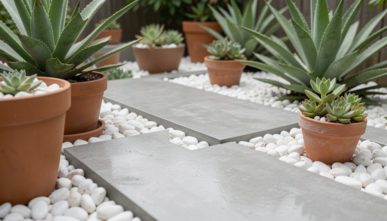 7 Modern Backyard Concrete Garden Ideas For Clean Design